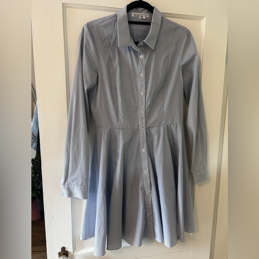 BCBGeneration Pinstriped Dress